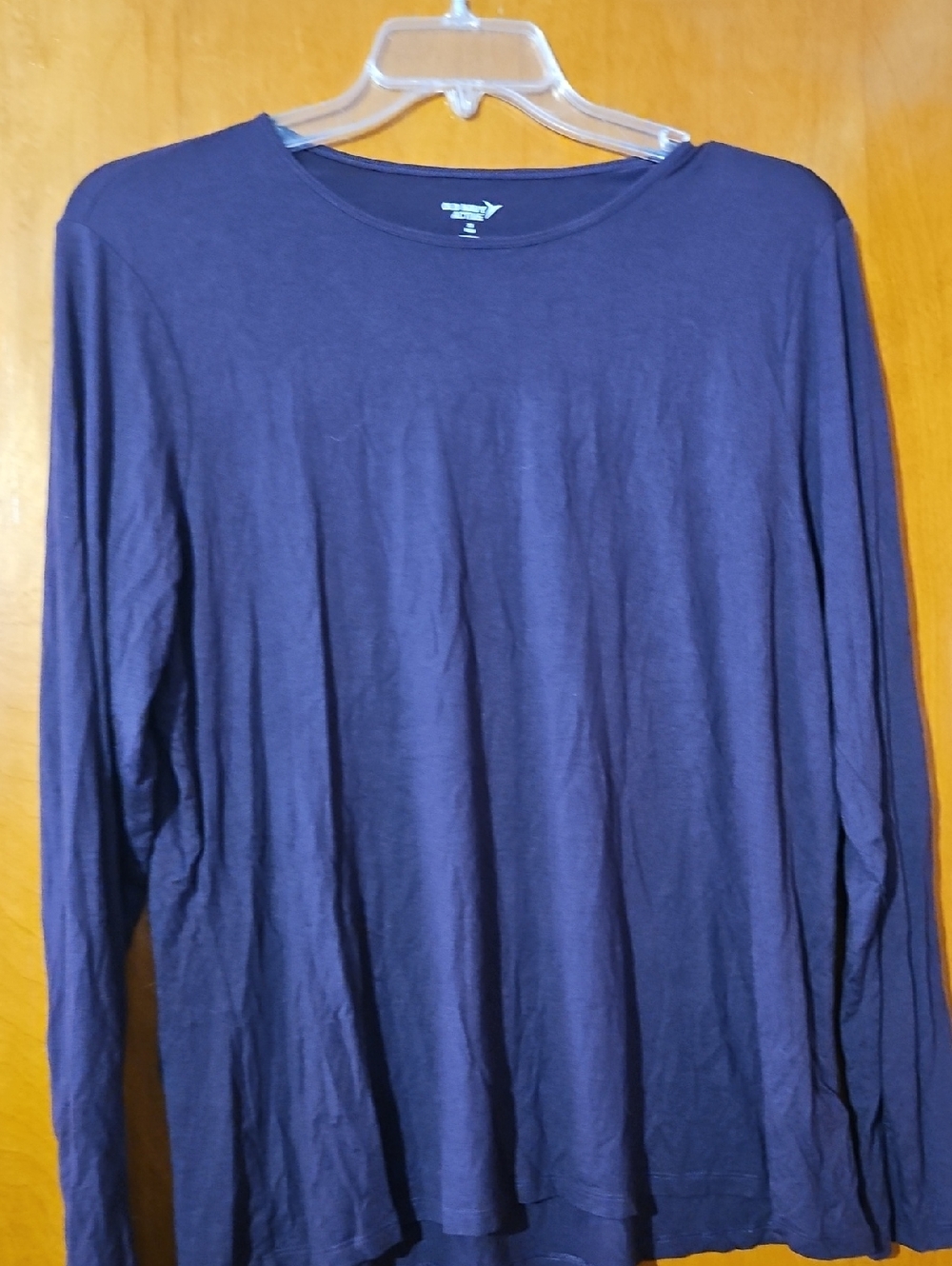 Old Navy Women's Long-Sleeve Crew Neck Shirt - Plum